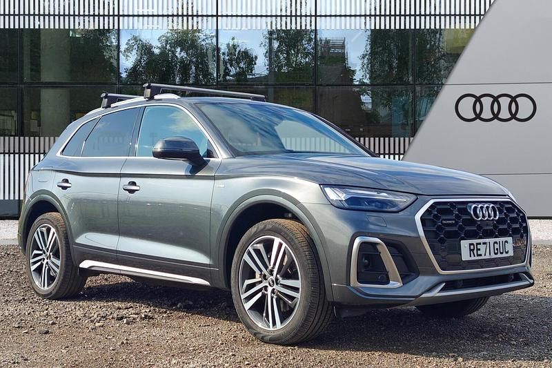 Grey Used 2021 Audi Q5 S-Line SUV | £31,690 (Fair price) - Image 1/4