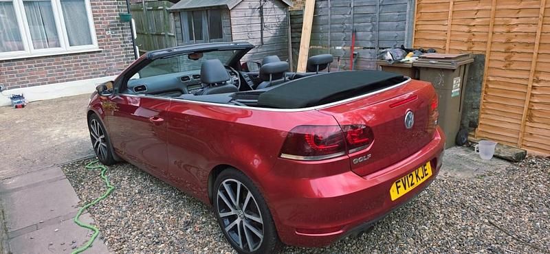 Used VW Golf Cabriolet GT 160 HP (117 kW) 2012 Red Cabriolet