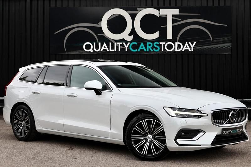 White Used 2018 Volvo V60 Inscription Estate | £17,995 (Fair price) - Image 1/4