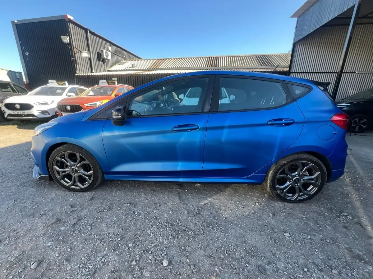 Begagnad Ford Fiesta ST-Line 2019 Blå Halvkombi