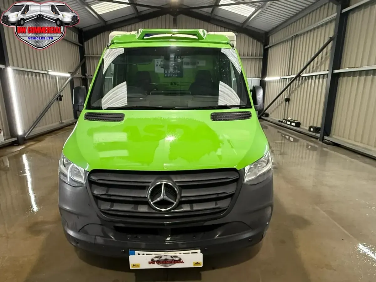 Used Mercedes Sprinter 140 HP (102 kW) 2020 Green Van
