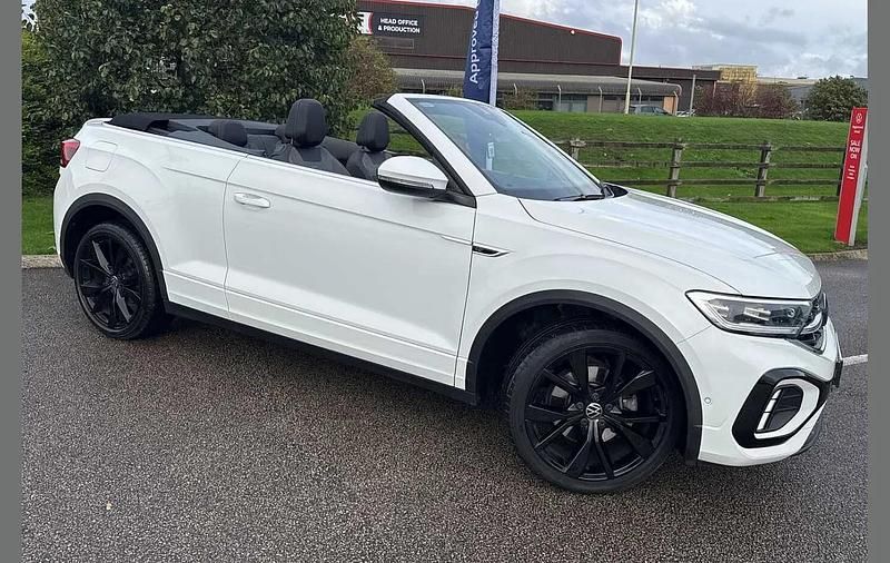 Used VW T-Roc Cabriolet R-line 150 HP (110 kW) 2024 White Cabriolet