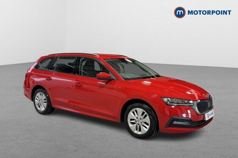 Red Used 2021 Skoda Octavia SE Technology Estate | £14,099 (Fair price) - Image 1/4