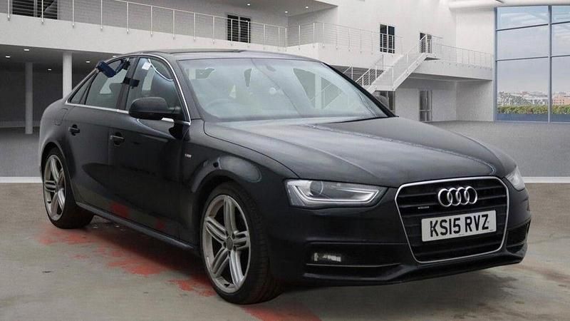 Used Audi A4 S-Line 177 HP (130 kW) 2015 Black Sedan