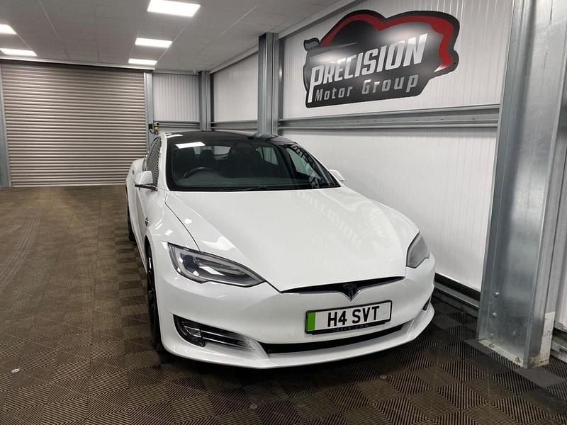 Used Tesla Model S Performance 580 kW (789 HP) 2021 White Hatchback