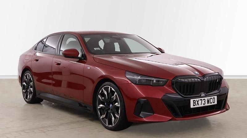 Red Used 2023 BMW i5 M Sport | £39,695 (Good price) - Image 1/4