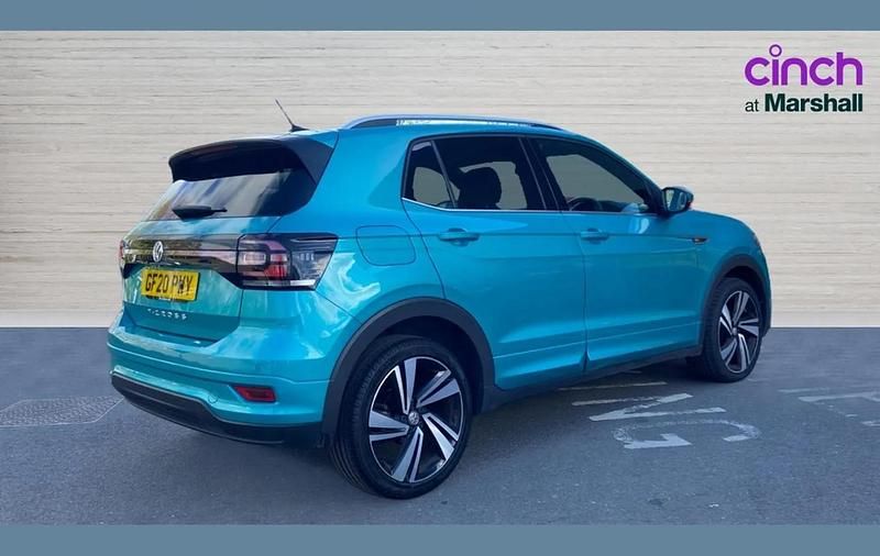 Used VW T-Cross R-line 115 HP (84 kW) 2020 Makena turquoise metallic SUV