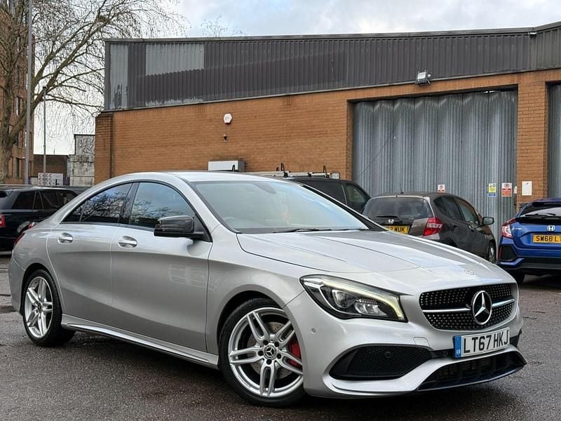 Used Mercedes CLA220 AMG line 177 HP (130 kW) 2017 Silver Sedan