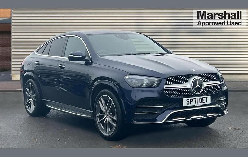 Blue Used 2021 Mercedes GLE350 AMG line SUV | £42,799 (A bit pricey) - Image 1/4