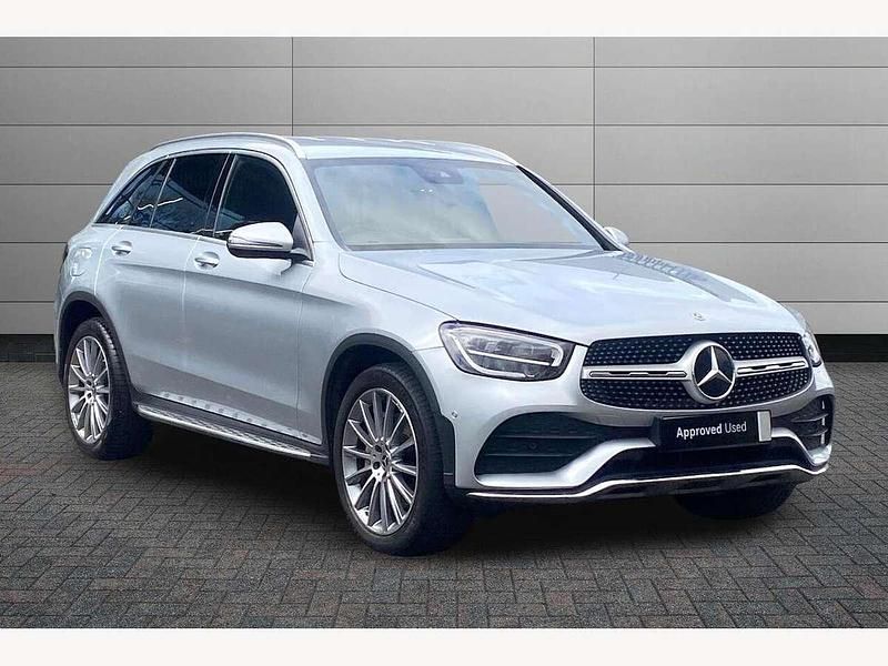Silver Used 2022 Mercedes GLC220 AMG Line Premium SUV | £28,950 (Fair price) - Image 1/4