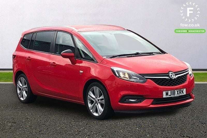 Used Vauxhall Zafira SRi 140 HP (102 kW) 2018 Red MPV