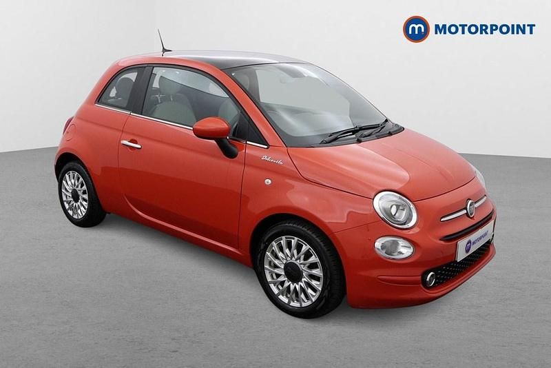 Orange Used 2022 Fiat 500 Dolcevita Hatchback | £8,699 (Fair price) - Image 1/4