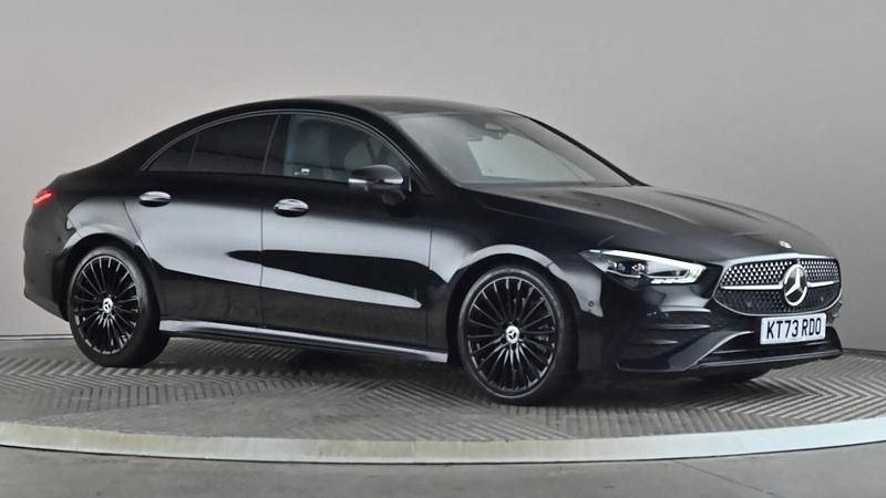 Black Used 2023 Mercedes CLA200 AMG Line Premium Plus Coupe | £34,498 (Good price) - Image 1/4