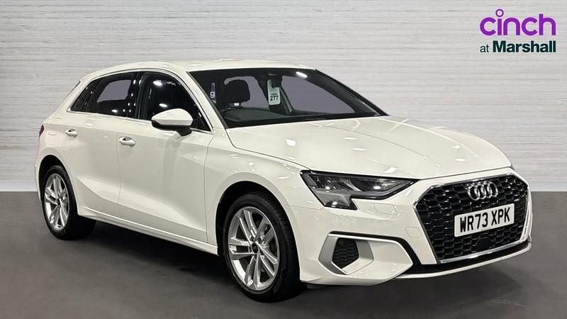 White Used 2023 Audi A3 e-tron Sport Hatchback | £18,132 (Good price) - Image 1/4