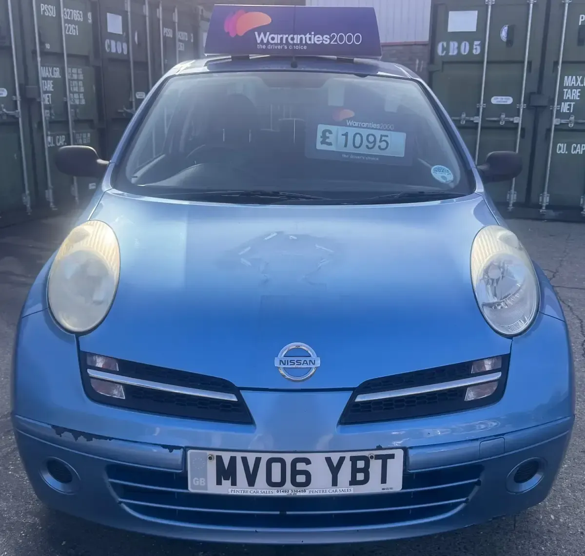 Used Nissan Micra 79 HP (58 kW) 2006 Blue Hatchback