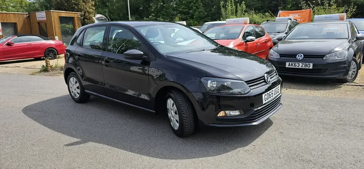 Used VW Polo S 59 HP (43 kW) 2015 Black Hatchback