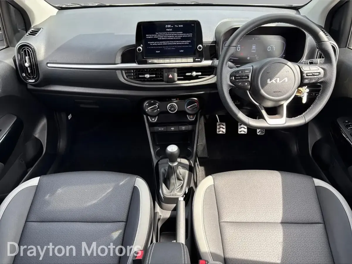 New Kia Picanto GT-Line 68 HP (50 kW) 2026 White Hatchback