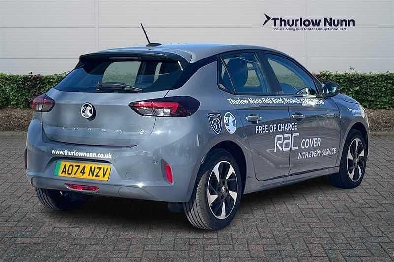 Used Vauxhall Corsa-e Design Edition 100 kW (136 HP) 2024 Grey Hatchback