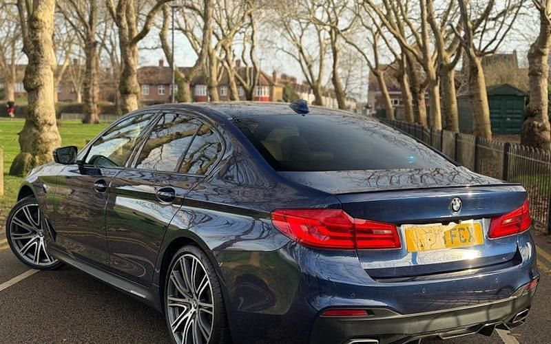 Used BMW 520 M Sport 190 HP (139 kW) 2018 Blue Sedan