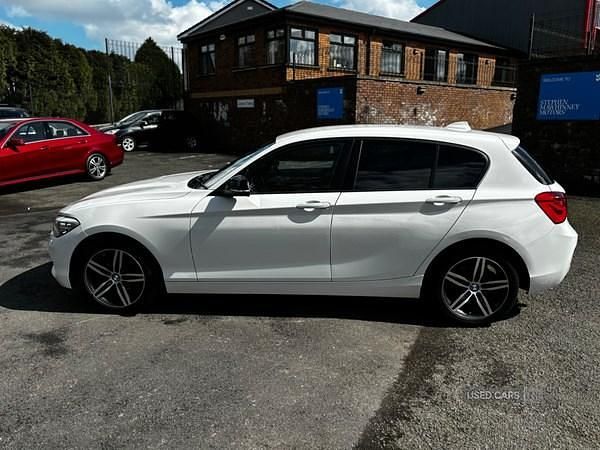 Used BMW 118 Sport Line 2017 White Hatchback