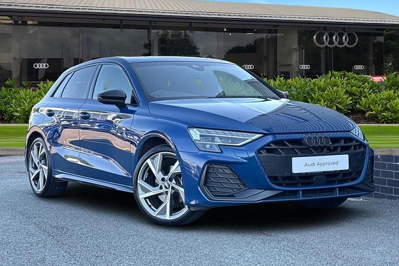 Blue Used 2024 Audi A3 Sportback Black Edition Hatchback | £31,250 - Image 1/4