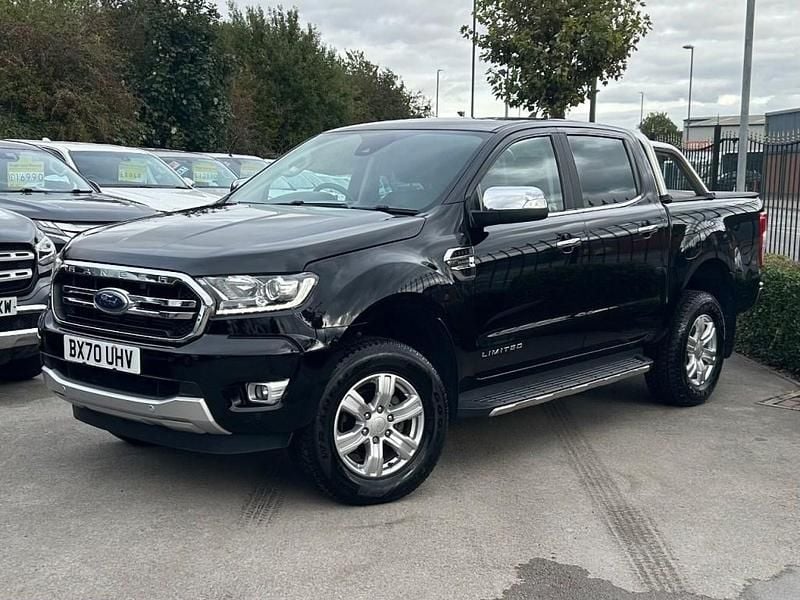 Black Used 2020 Ford Ranger Limited Pickup | £16,650 (Good price) - Image 1/4