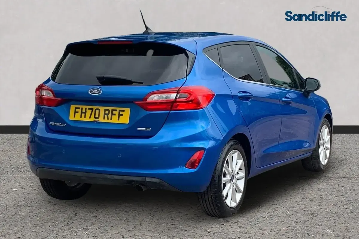 Used Ford Fiesta Titanium 125 HP (91 kW) 2021 Blue Hatchback