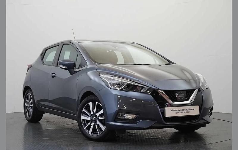 Used Nissan Micra Acenta 88 HP (64 kW) 2018 Grey Hatchback