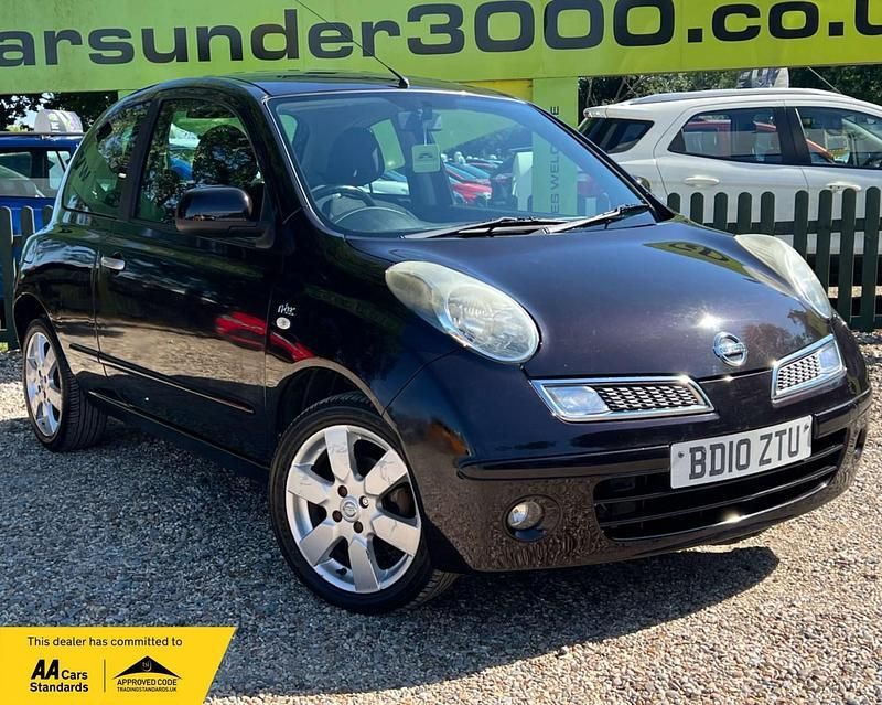 Black Used 2010 Nissan Micra N-TEC Hatchback | £2,000 (Fair price) - Image 1/4