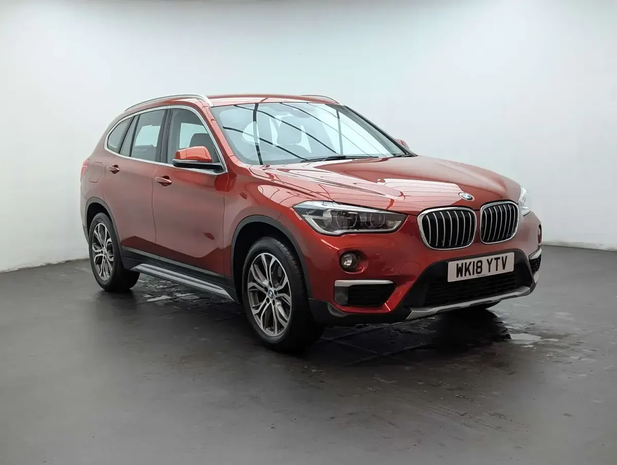 Used BMW X1 xLine 192 HP (141 kW) 2018 Orange SUV