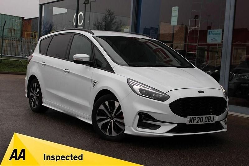 White Used 2020 Ford S-MAX ST-Line MPV | £16,875 (Fair price) - Image 1/4