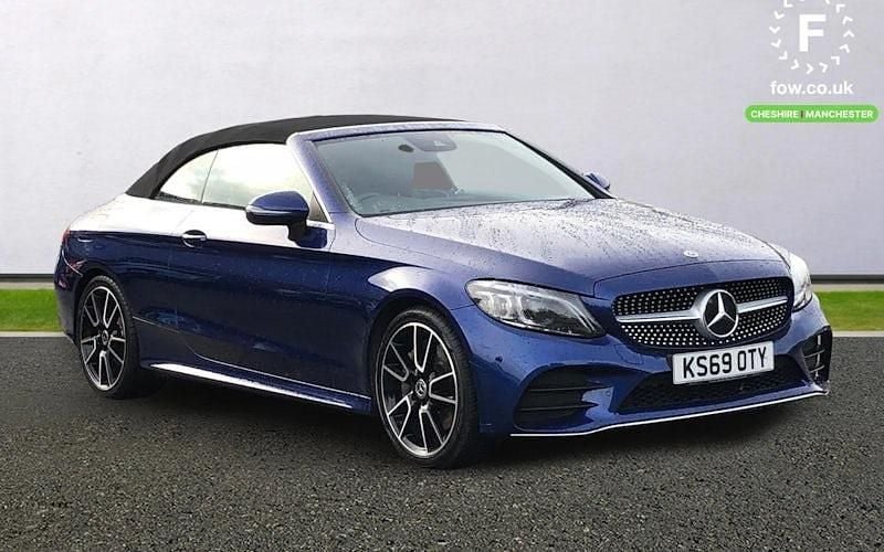 Blue Used 2020 Mercedes C300 Active Cabriolet | £20,399 (Good price) - Image 1/4