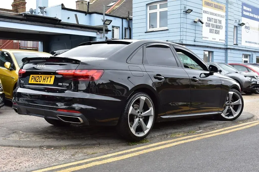 Used Audi A4 Black Edition 148 HP (108 kW) 2020 Black Sedan