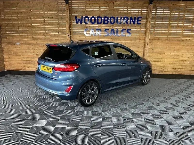 Used Ford Fiesta ST-Line 123 HP (90 kW) 2023 Blue Hatchback