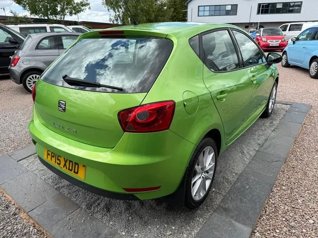 Used Seat Ibiza 85 HP (62 kW) 2015 Green Hatchback