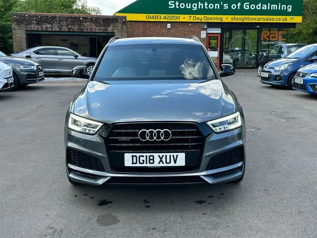 Used Audi Q3 Black Edition 150 HP (110 kW) 2018 Grey SUV