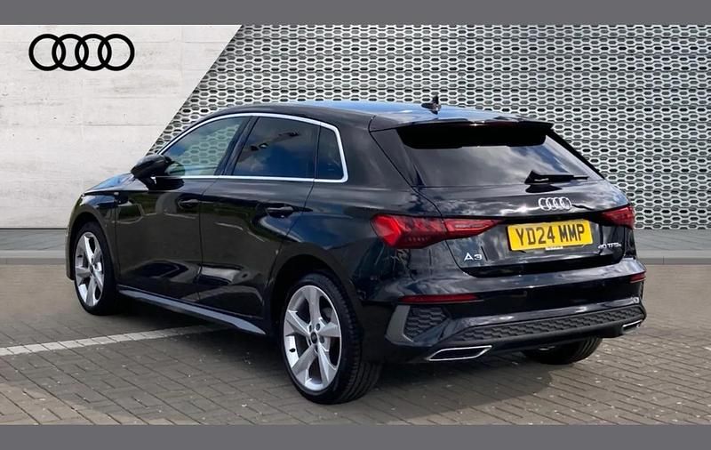 Used Audi A3 e-tron S-Line 200 HP (147 kW) 2024 Black Hatchback
