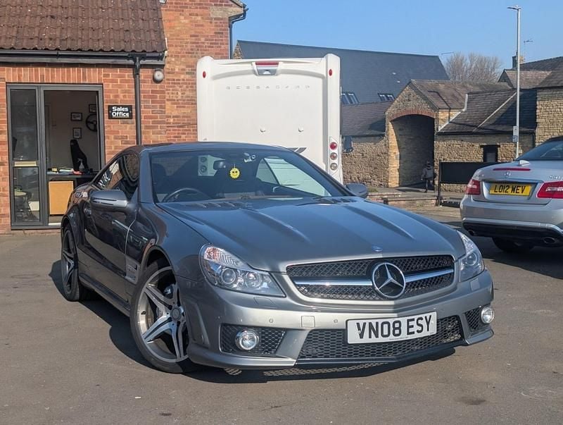 Used Mercedes SL63 AMG 2008 Silver Cabriolet