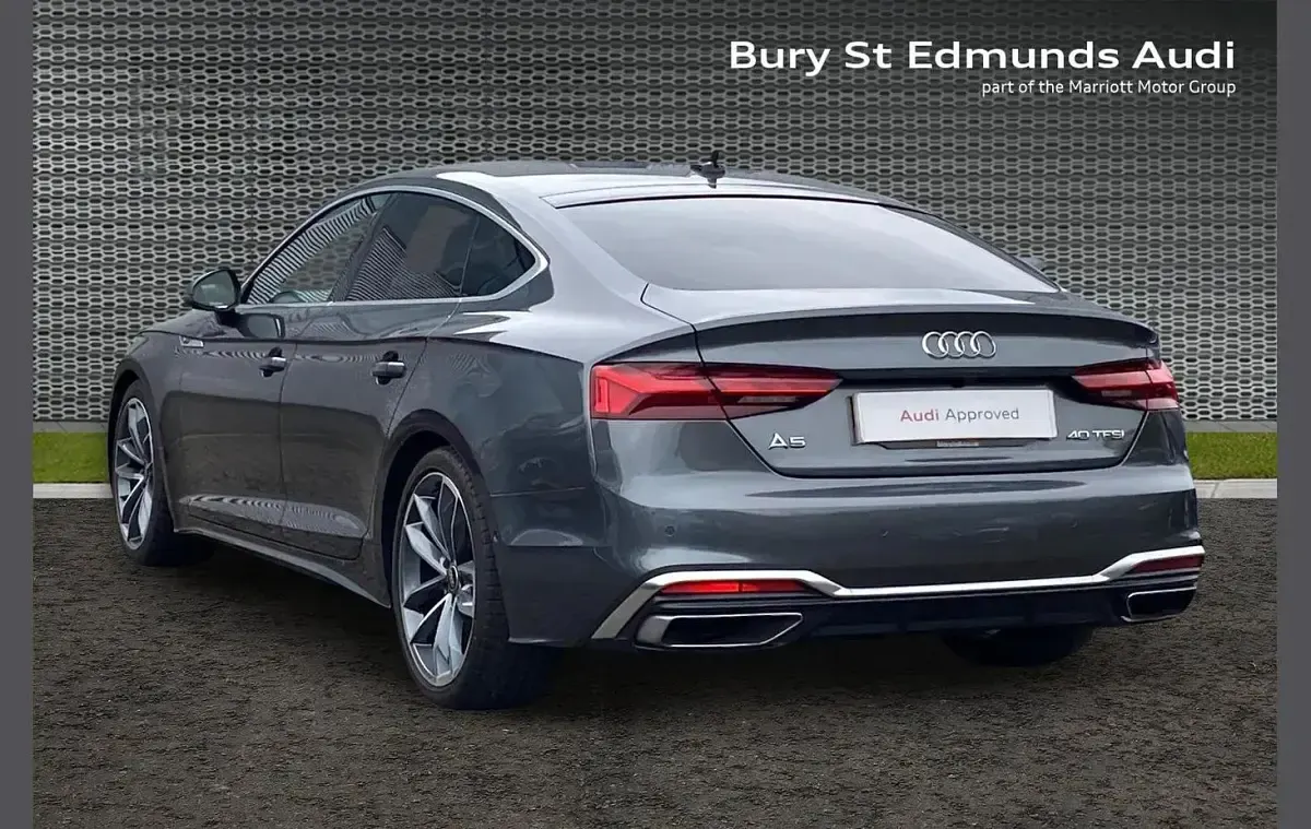 Used Audi A5 S-Line 200 HP (147 kW) 2024 Grey Hatchback