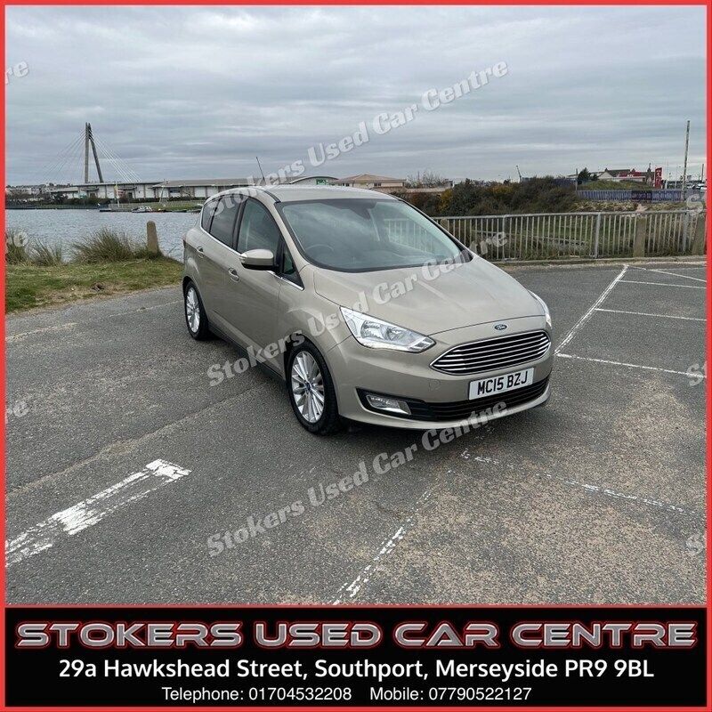 Silver Used 2015 Ford C-MAX Titanium MPV | £7,995 (Good price) - Image 1/4