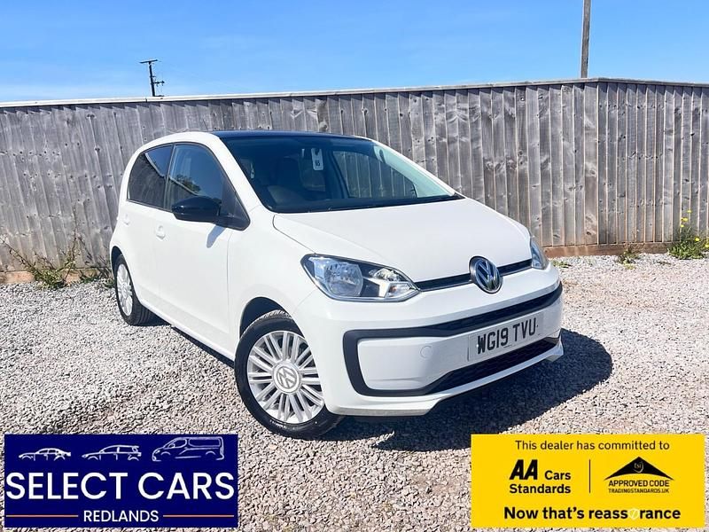 Begagnad VW up! move up! 60 HK (44 kW) 2019 Vit Halvkombi