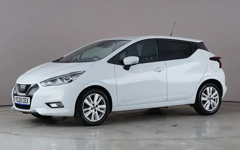 Używany Nissan Micra Acenta 101 KM (74 kW) 2020 Biały Hatchback