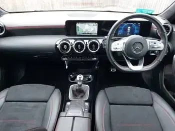 Used Mercedes A200 AMG line 163 HP (119 kW) 2020 White Hatchback