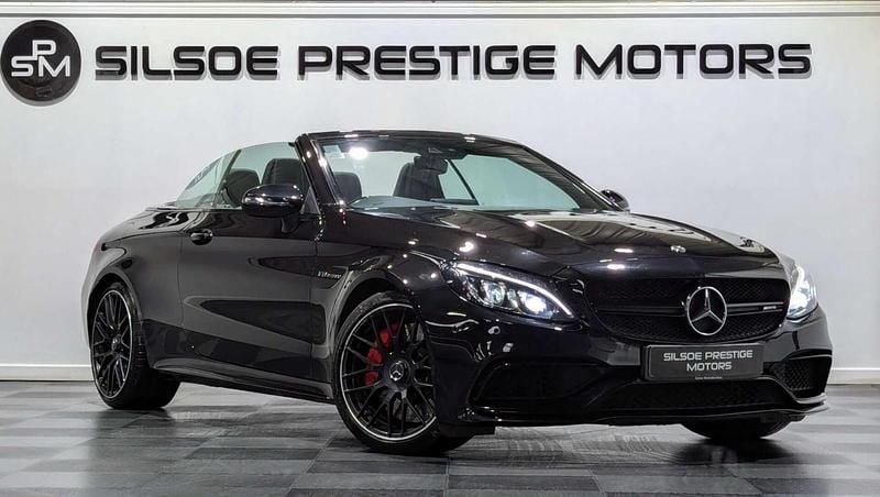 Black Used 2018 Mercedes C63S AMG Premium Cabriolet | £33,995 (Fair price) - Image 1/4