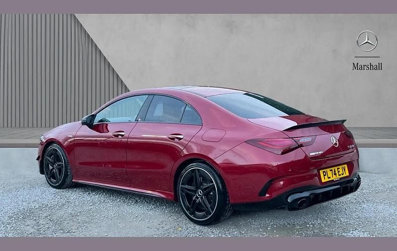 Used Mercedes CLA35 AMG Premium Plus 301 HP (221 kW) 2025 Red Coupe