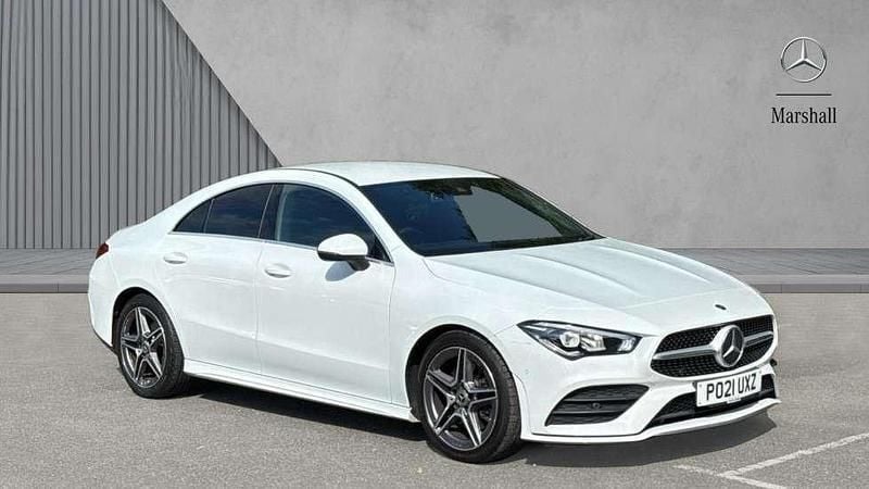 White Used 2021 Mercedes CLA200 AMG line Sedan | £22,131 (Fair price) - Image 1/4