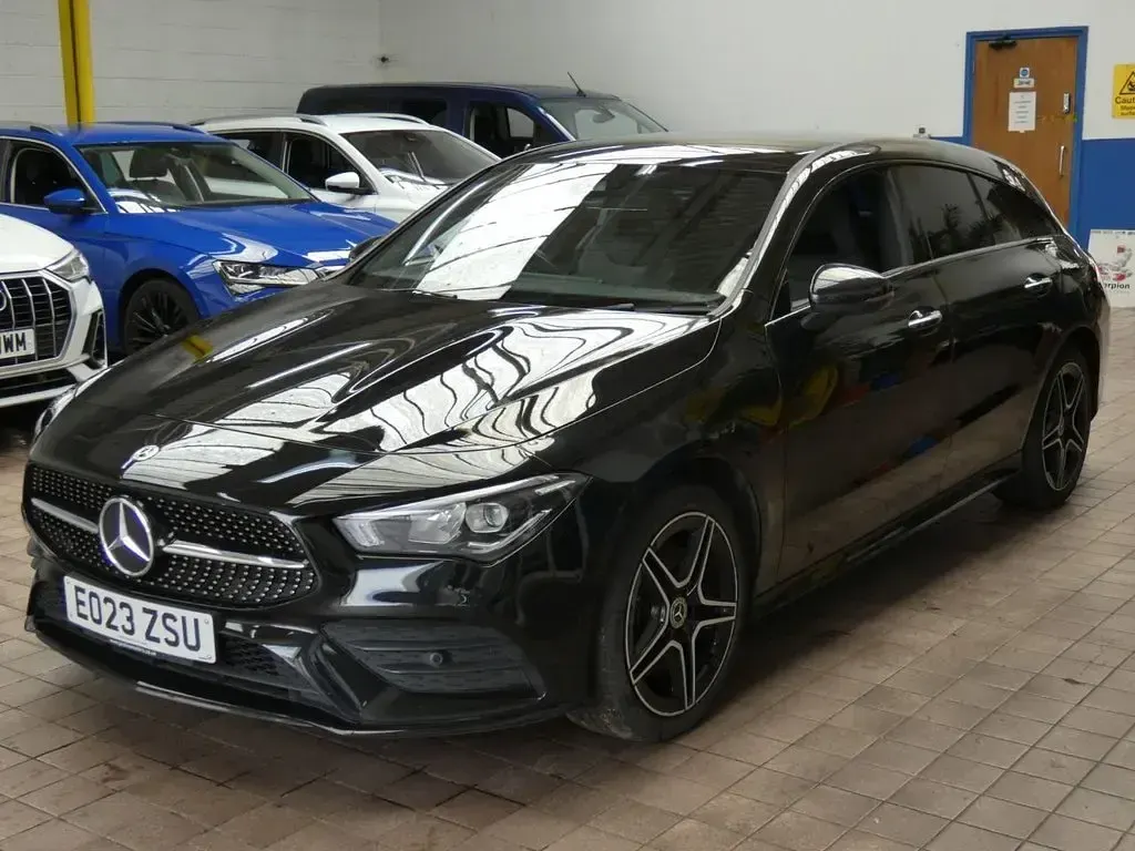 Used Mercedes CLA250 AMG Line Premium 214 HP (157 kW) 2023 Black Coupe