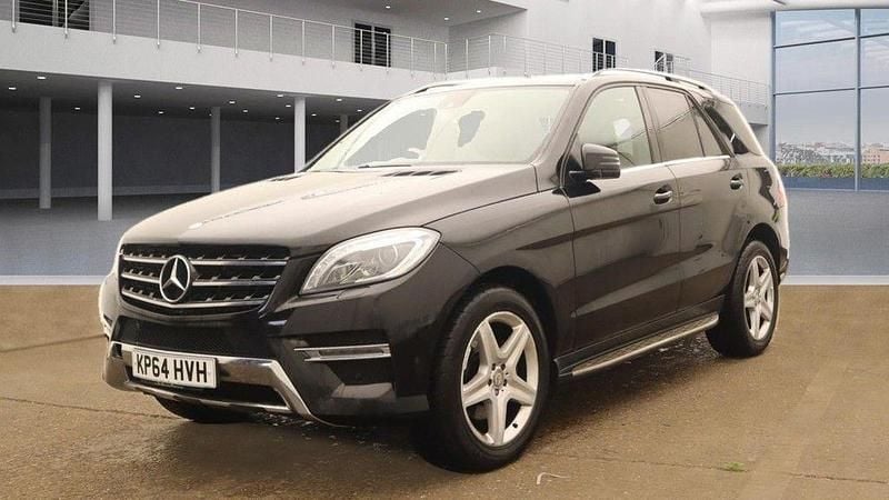 Black Used 2014 Mercedes ML350 AMG line SUV | £13,499 (Fair price) - Image 1/4