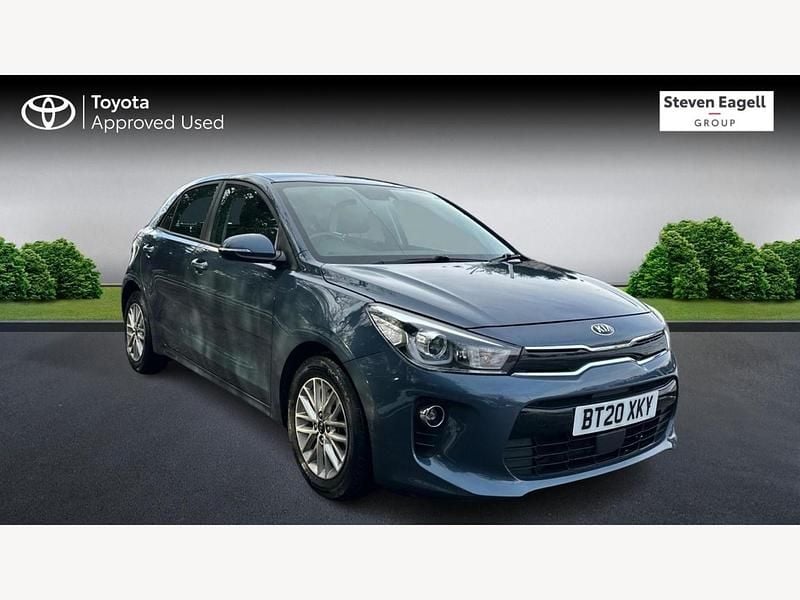 Blue Used 2020 Kia Rio Hatchback | £10,929 (Fair price) - Image 1/3
