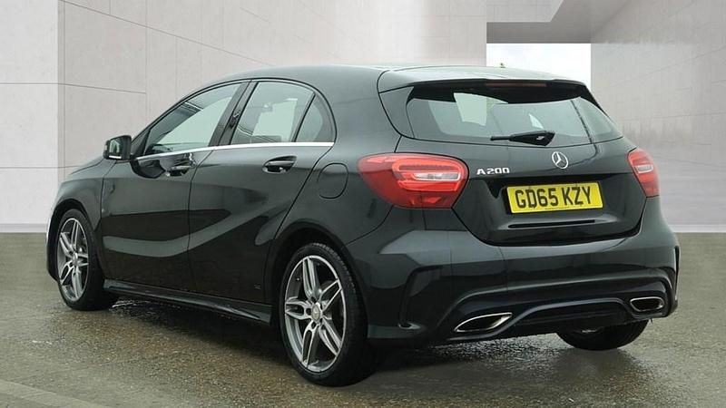 Used Mercedes A200 AMG line 2015 Obsidian black Hatchback